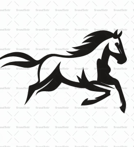 Galoppierendes Pferd